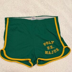 Champion Green and Yellow Athletic Shorts